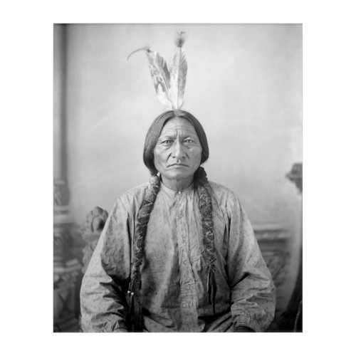 Dakota Leader Sitting Bull Native American Indian  Acrylic Print
