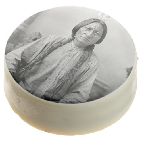 Dakota Leader Sitting Bull Native American Indian  Chocolate Covered Oreo