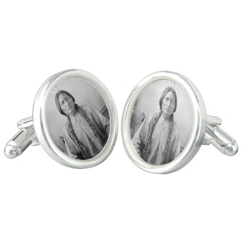 Dakota Leader Sitting Bull Native American Indian  Cufflinks