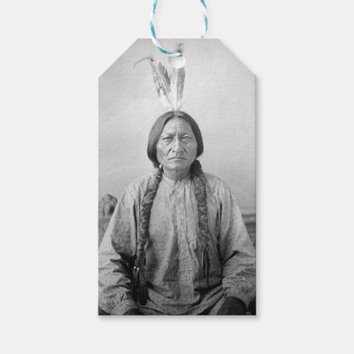 Dakota Leader Sitting Bull Native American Indian  Gift Tags