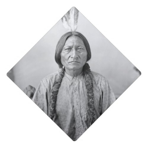 Dakota Leader Sitting Bull Native American Indian  Graduation Cap Topper