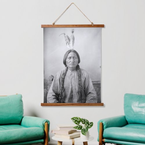 Dakota Leader Sitting Bull Native American Indian  Hanging Tapestry