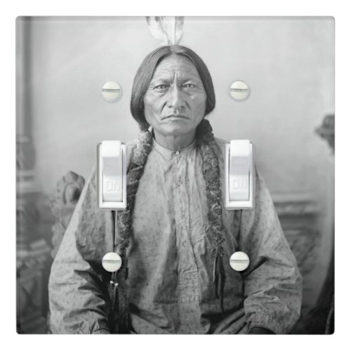 Dakota Leader Sitting Bull Native American Indian  Light Switch Cover