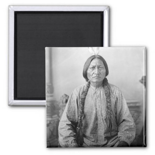 Dakota Leader Sitting Bull Native American Indian  Magnet