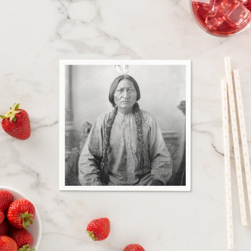 Dakota Leader Sitting Bull Native American Indian  Napkins