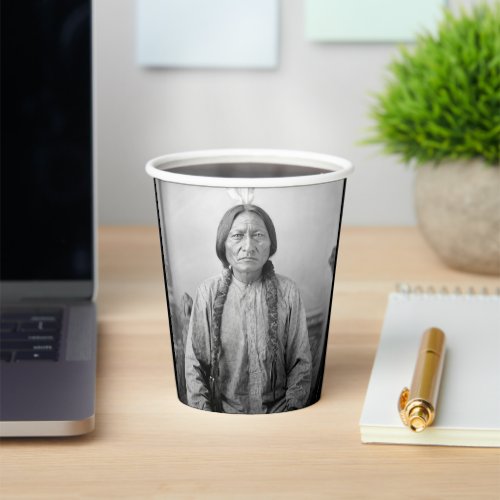 Dakota Leader Sitting Bull Native American Indian  Paper Cups
