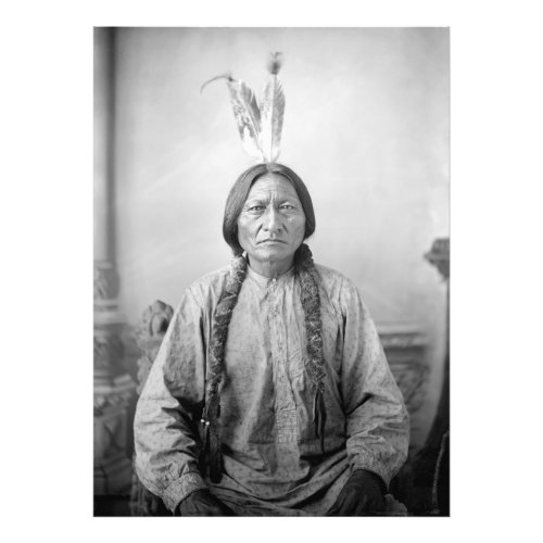 Dakota Leader Sitting Bull Native American Indian  Photo Print
