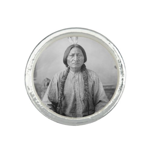 Dakota Leader Sitting Bull Native American Indian  Ring