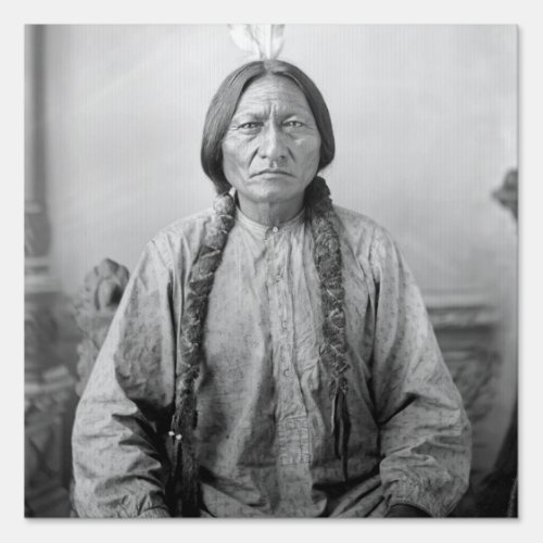 Dakota Leader Sitting Bull Native American Indian  Sign