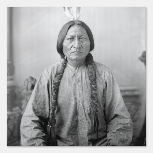 Dakota Leader Sitting Bull Native American Indian  Sign