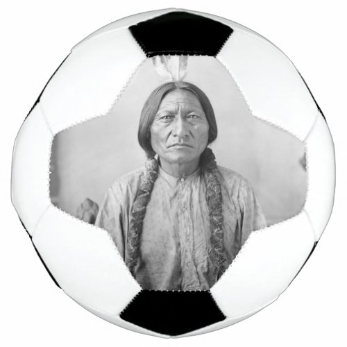 Dakota Leader Sitting Bull Native American Indian  Soccer Ball