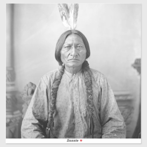 Dakota Leader Sitting Bull Native American Indian  Sticker