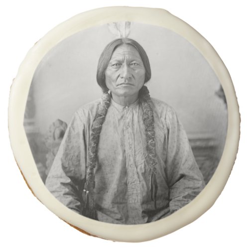 Dakota Leader Sitting Bull Native American Indian  Sugar Cookie