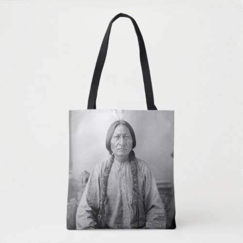 Dakota Leader Sitting Bull Native American Indian  Tote Bag