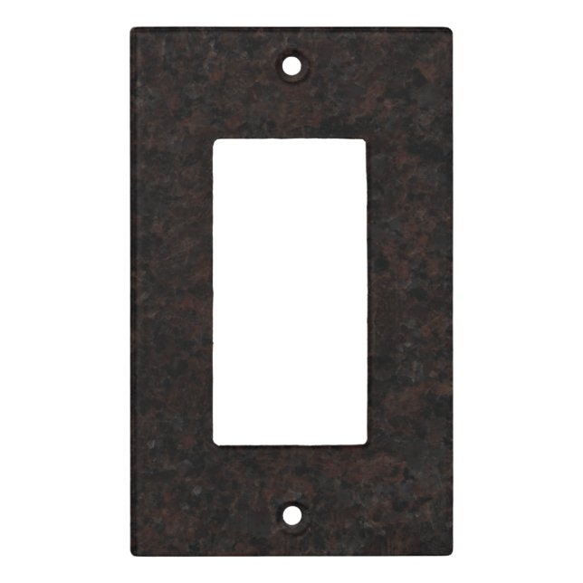 Dakota Mahogany - Dramatic Light Switch Cover (Front)