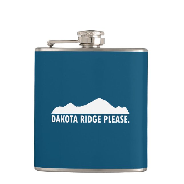 Dakota Ridge Please Flask (Front)