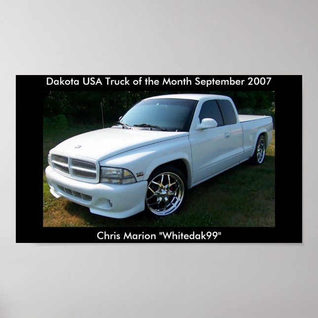 Dakota USA 2007 Truck of the Month Poster (Front)