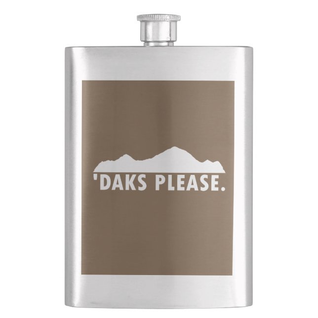 Daks Please Flask (Front)