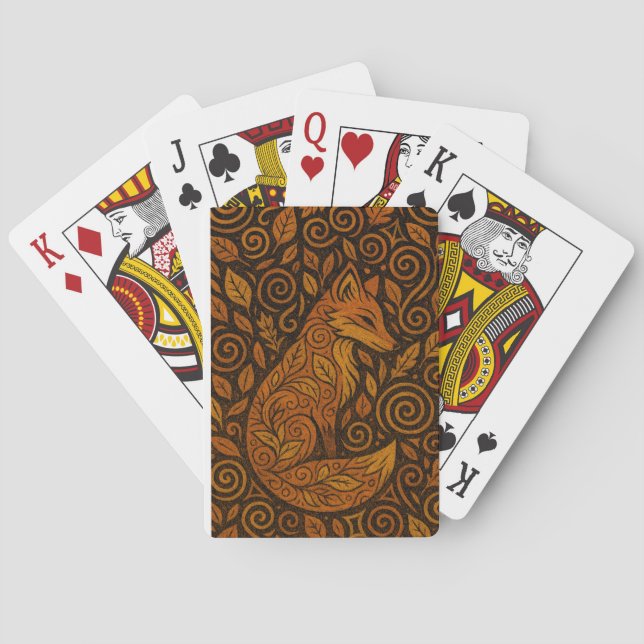 Dala-Fox Poker Cards (Back)