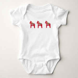 Dala Horse Baby Clothes Bodysuit