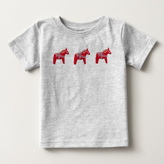 Dala Horse Baby Romper (Front)