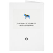 Dala Horse Birthday (Back)