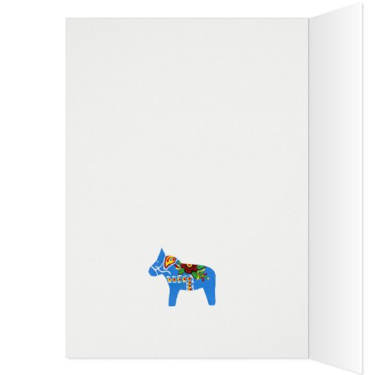 Dala Horse Birthday (Inside (Left))