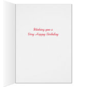 Dala Horse Birthday Card (Inside (Right))