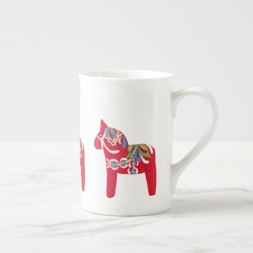 Dala Horse Bone China Mug