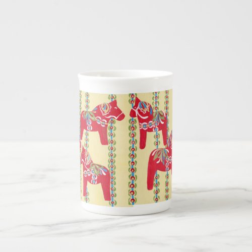 Dala Horse Bone China Mug