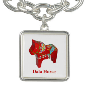 Dala Horse Charm Bracelet
