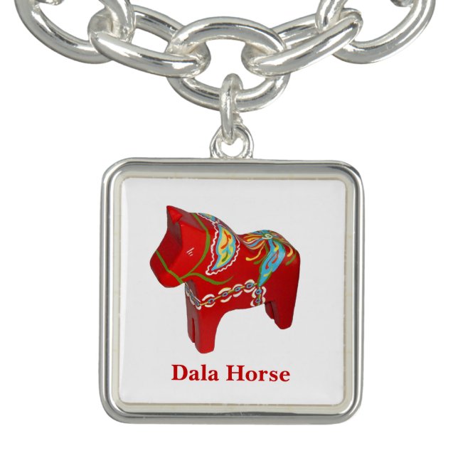 Dala Horse Charm Bracelet (Design)