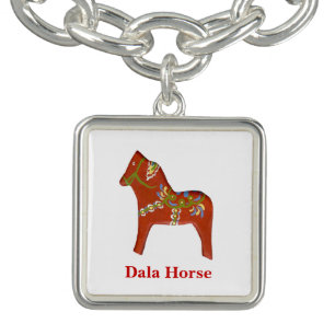 Dala Horse Charm Bracelet