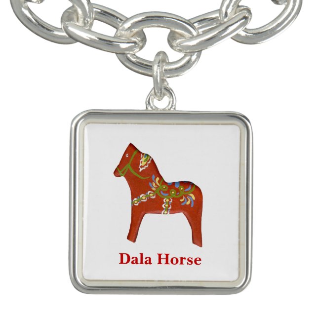 Dala Horse Charm Bracelet (Design)