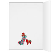Dala Horse Christmas Card (Inside (Left))
