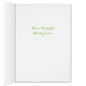 Dala Horse Christmas Card (Inside (Right))