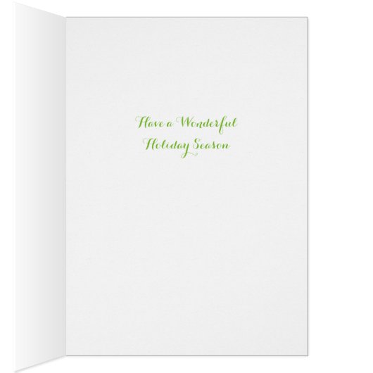 Dala Horse Christmas Card (Inside (Right))