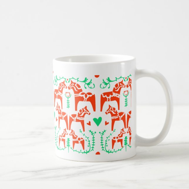 Dala Horse Coffee Mug (Right)