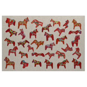 Dala Horse Collector's Fabric