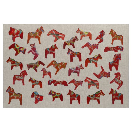 Dala Horse Collector's Fabric