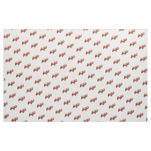 Dala Horse Cotton Fabric