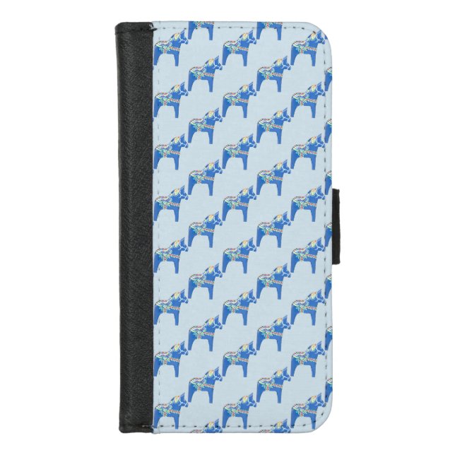Dala Horse iPhone Wallet Case (Front)