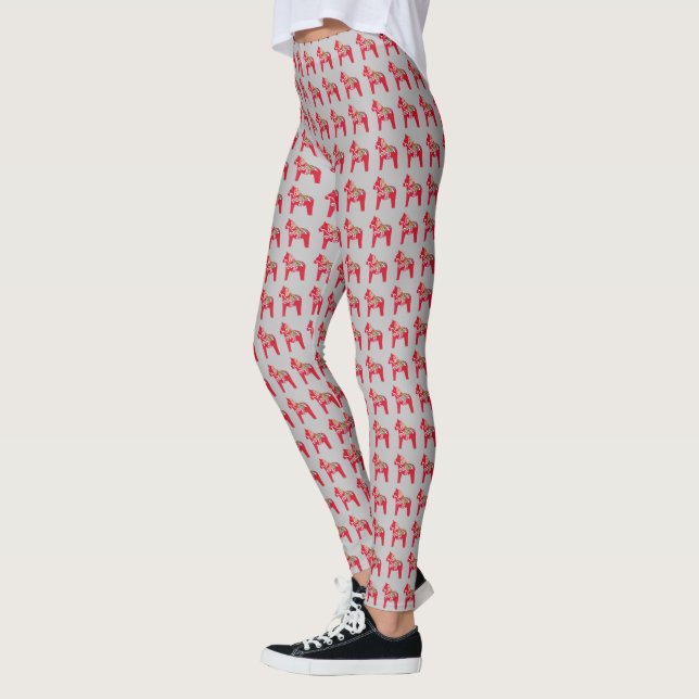 Dala Horse Leggings (Left)