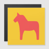 Dala Horse Magnetic Card (Front/Back)