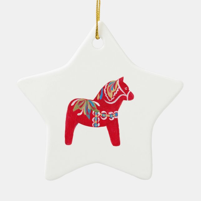 Dala Horse Ornament (Front)