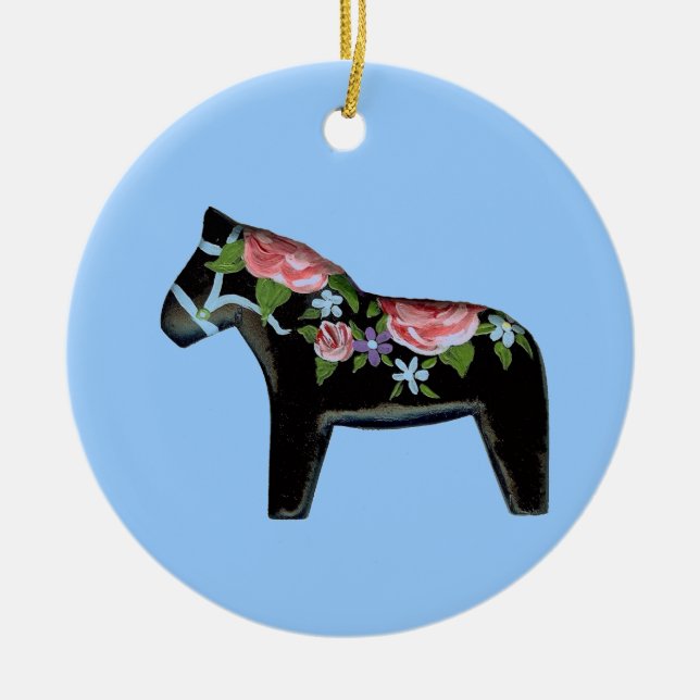Dala Horse Ornament (Front)