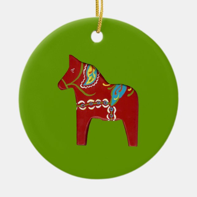 Dala Horse Ornament (Front)