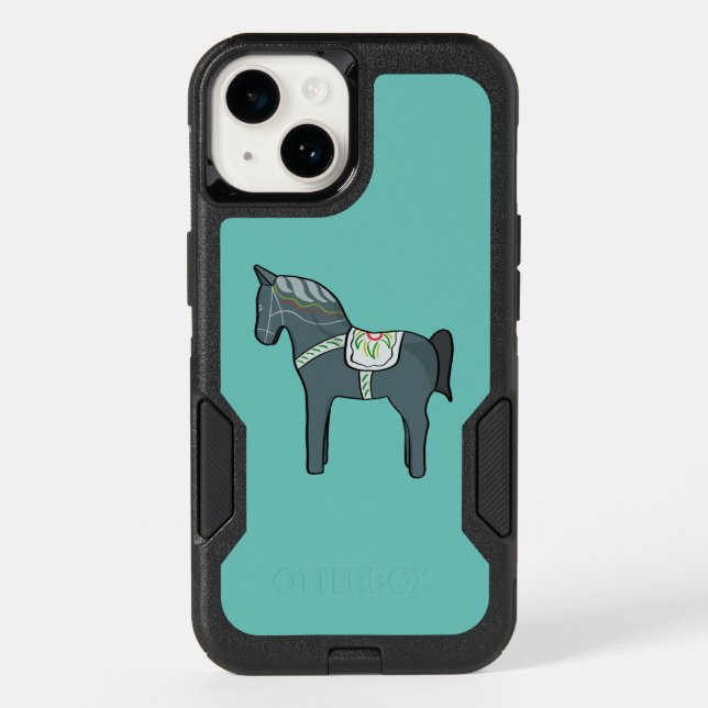 Dala horse otterbox iPhone case (Back)