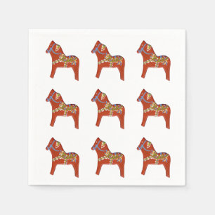 Dala Horse Paper Napkin