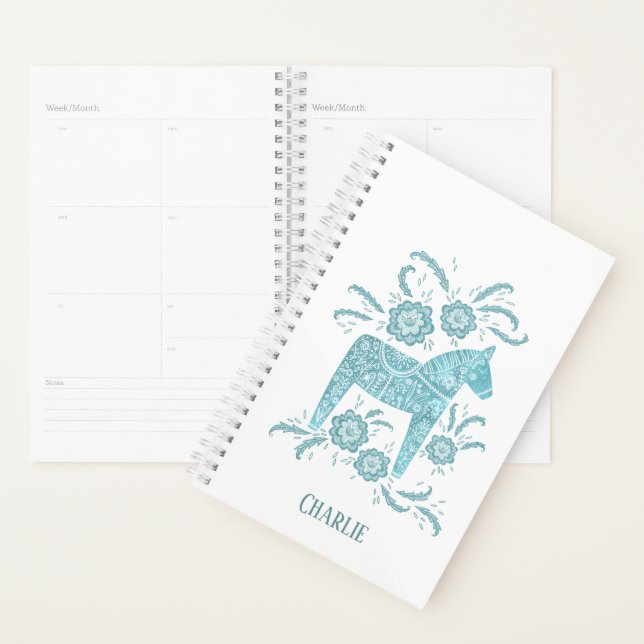 Dala Horse Personalized Planner (Display)